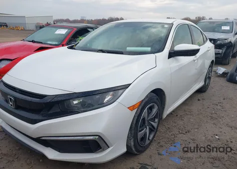 2020 Honda Civic Lx from USA, damaged, VIN 19XFC2F67LE028852